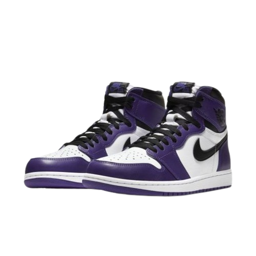 Tênis Air Jordan 1 High "Court Purple 2.0" Masculino Roxo/Branco