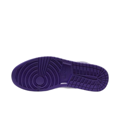Tênis Air Jordan 1 High "Court Purple 2.0" Masculino Roxo/Branco