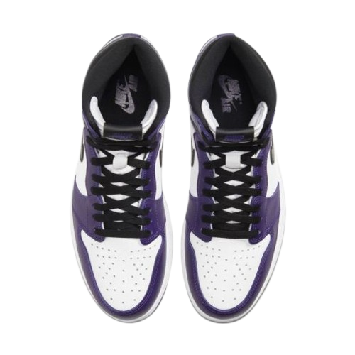 Tênis Air Jordan 1 High "Court Purple 2.0" Masculino Roxo/Branco