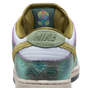 Nike Dunk SB Low Pro x Alexis Sablone White and Pacific Moss