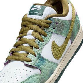 Nike Dunk SB Low Pro x Alexis Sablone White and Pacific Moss